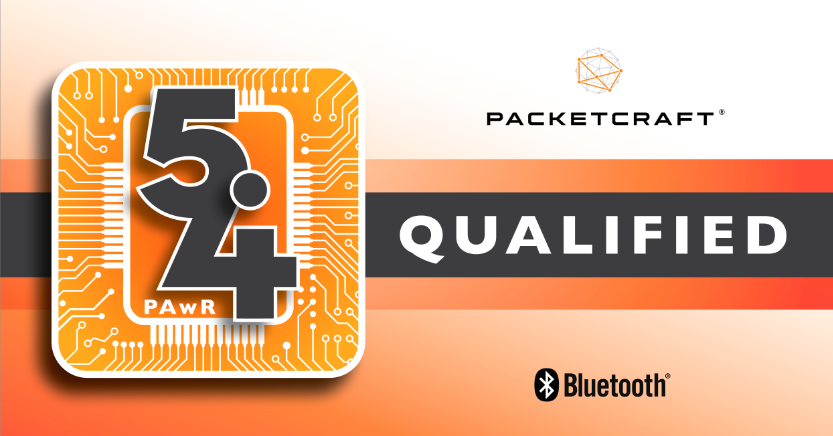 Packetcraft Commercially Shipping Bluetooth 5.4 Qualified Software to Licensees